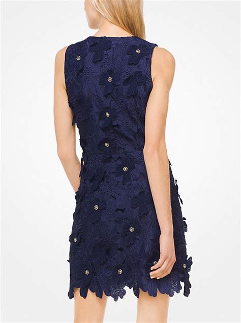 michael kors floral appliqué dress|Hand.